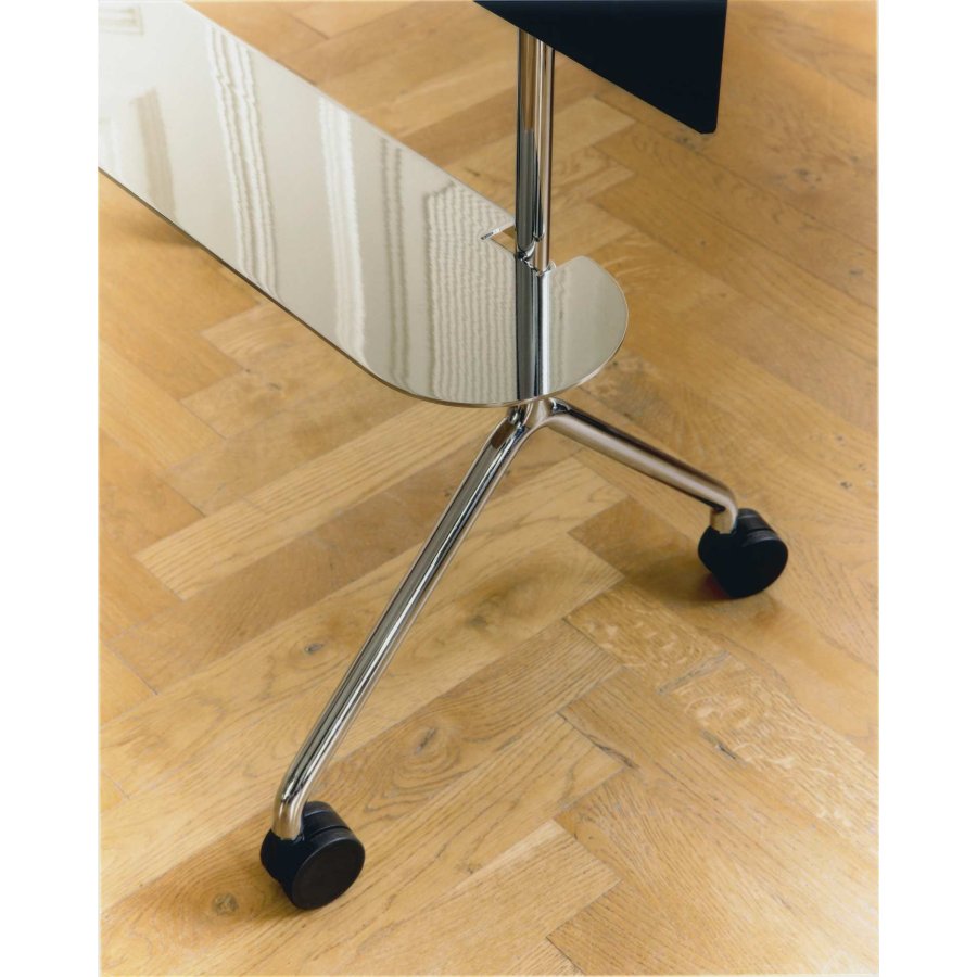 Pedestal Moon Light Shelf 82 cm, Chrome